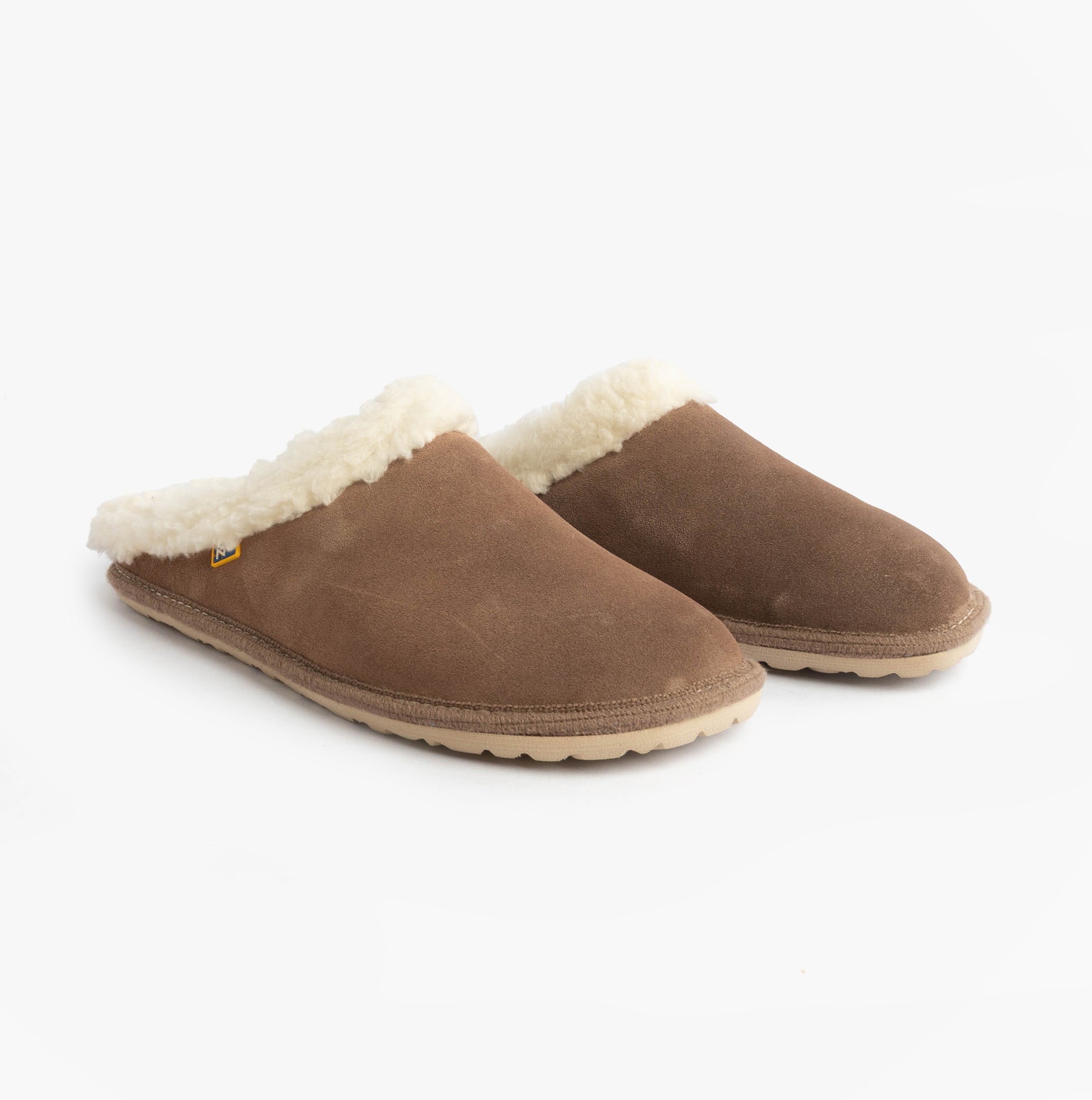 Nordikas 2087 Womens Suede Mule Slippers Piedra