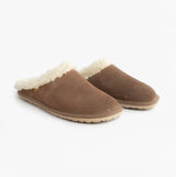 Nordikas 2087 Womens Suede Mule Slippers Piedra