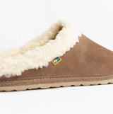 Nordikas 2087 Womens Suede Mule Slippers Piedra