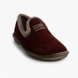 Nordikas 305 Womens Suede Full Slippers Bordo