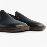 Nordikas 663 Mens Leather Full Slippers Marine Blue