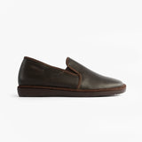 Nordikas 663 Mens Leather Full Slippers Mocha