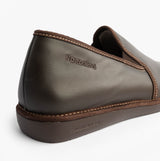 Nordikas 663 Mens Leather Full Slippers Mocha