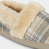 Jo & Joe HERITAGE Womens Moccasin Slippers Oatmeal