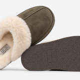 HOS Sheepskin AYLA Womens Mules Olive