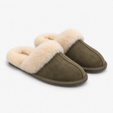 HOS Sheepskin AYLA Womens Mules Olive