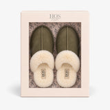 HOS Sheepskin AYLA Womens Mules Olive