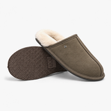 HOS Sheepskin EDWIN Mens Mules Olive