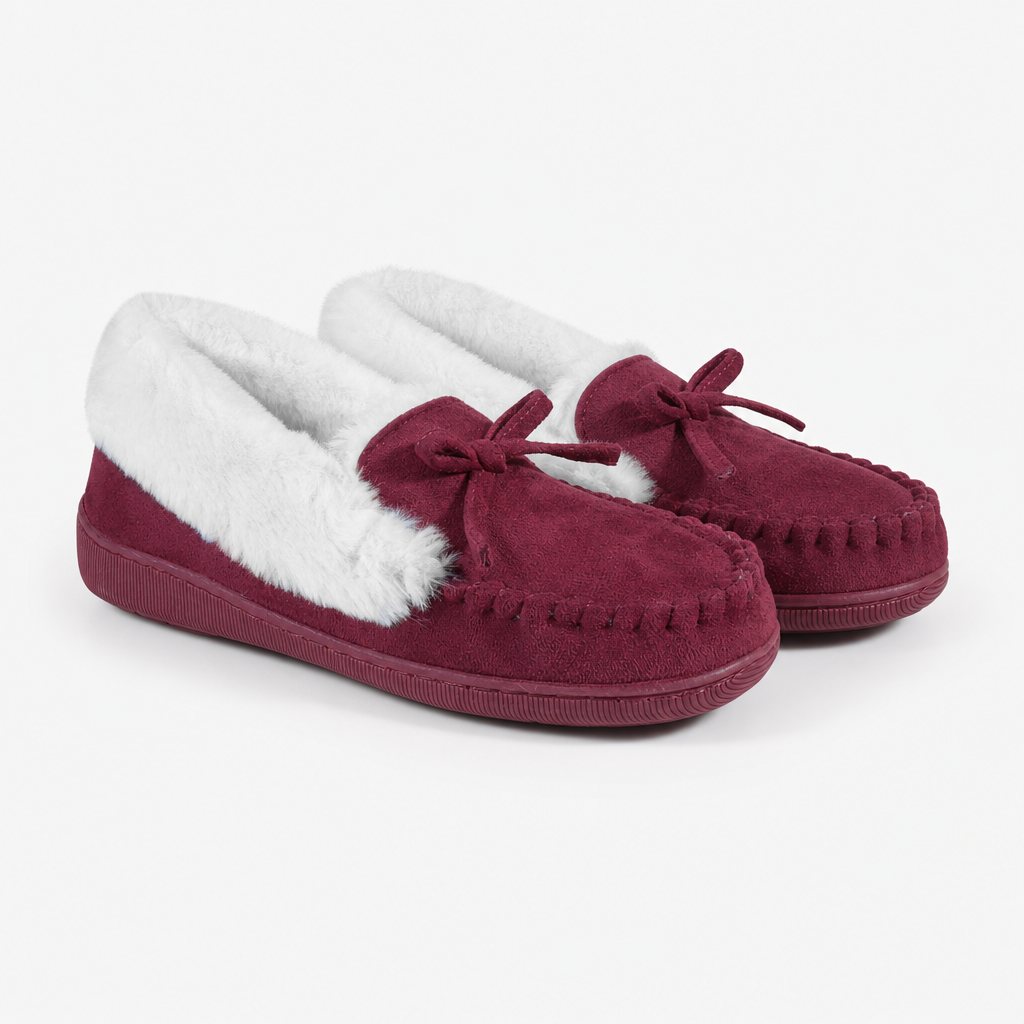 Jo & Joe KINLOCH Womens Moccasins Plum