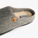 Padders FELIX Mens Mule Slippers Grey