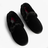 Padders CAMILLA Womens (2E Fit) Touch Fasten Slippers Black