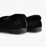 Padders CAMILLA Womens (2E Fit) Touch Fasten Slippers Black