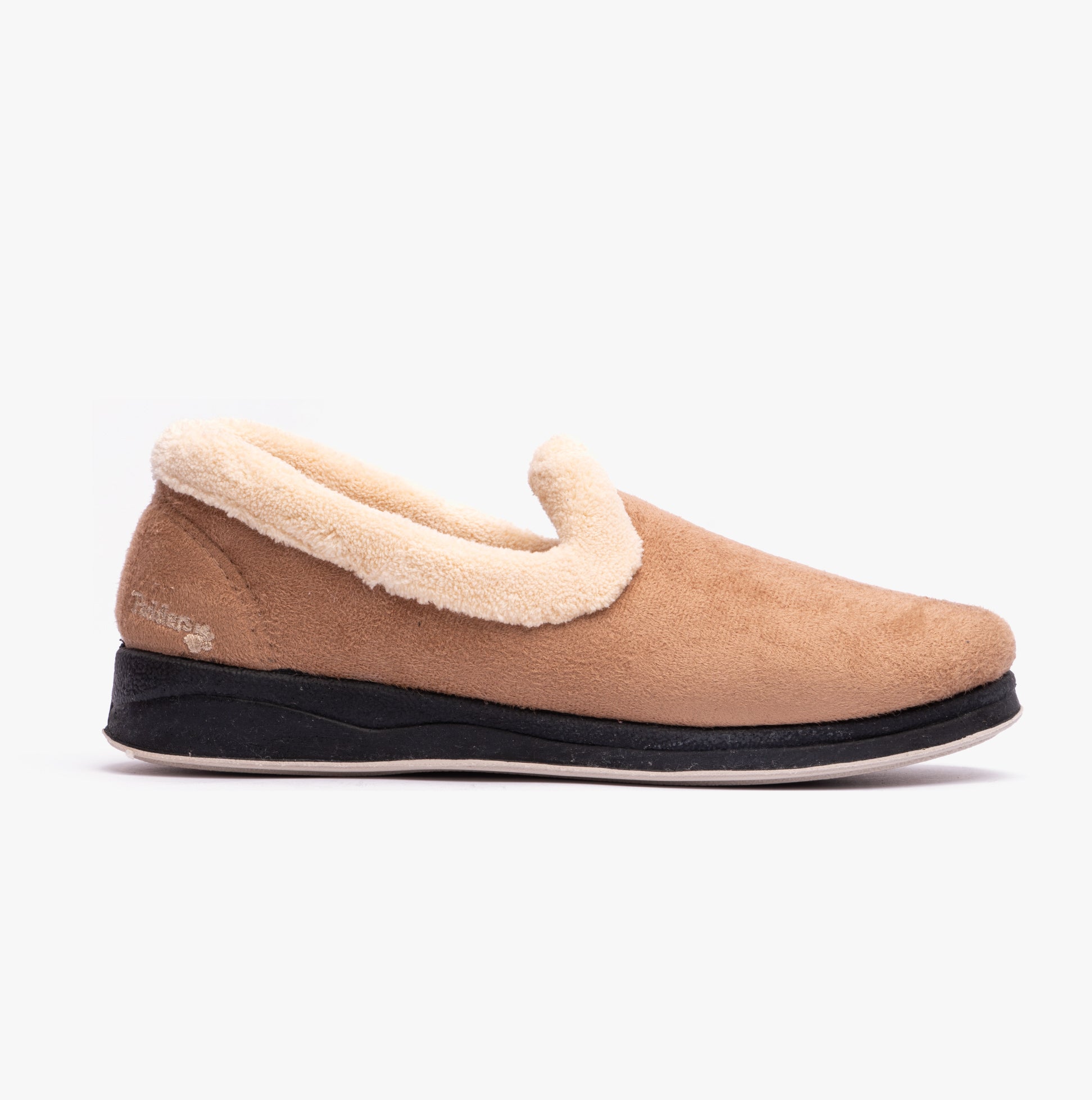 Padders REPOSE Womens (2E Fit) Full Slippers Camel