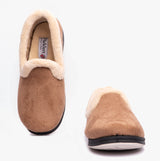 Padders REPOSE Womens (2E Fit) Full Slippers Camel