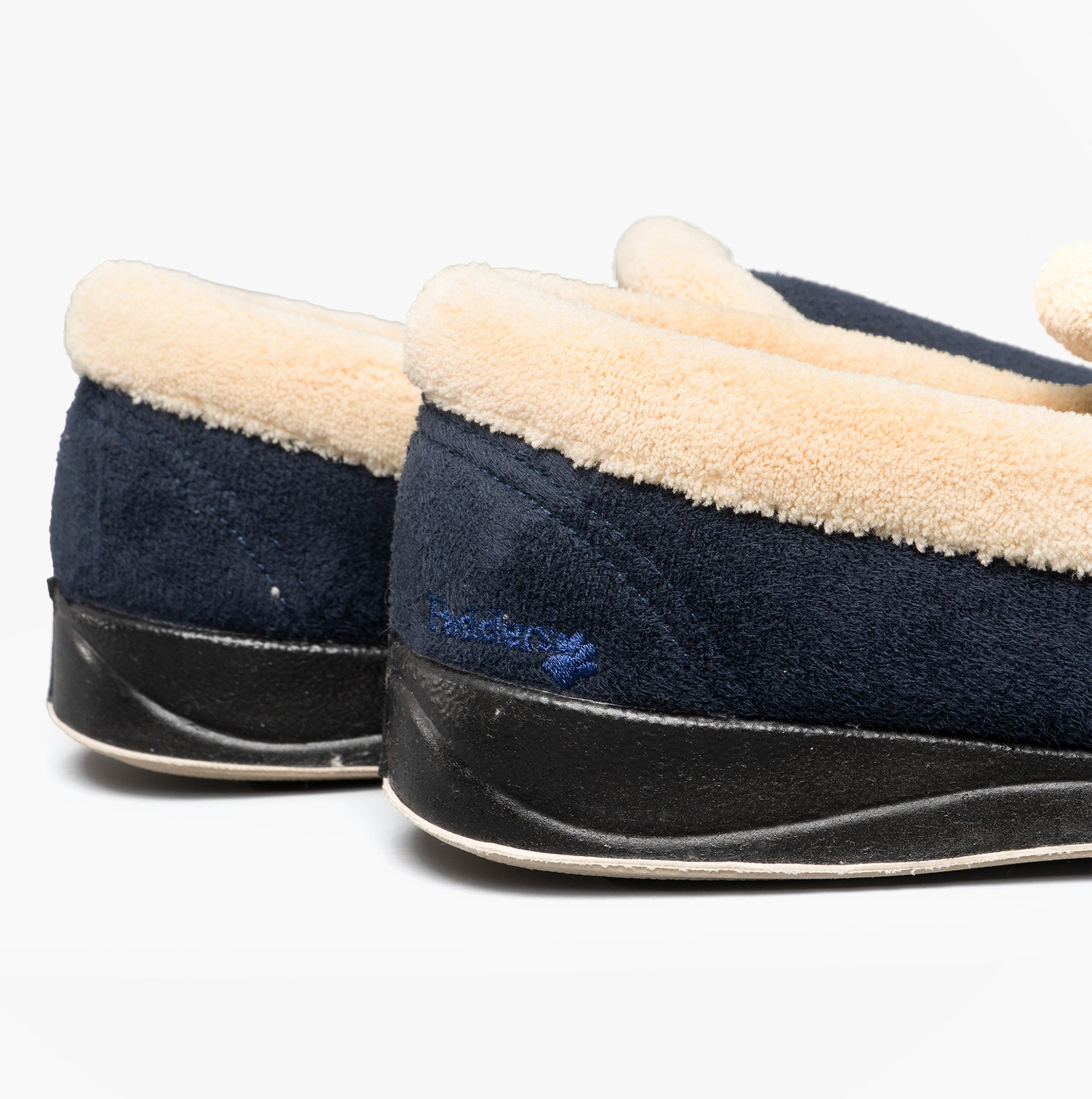 Padders REPOSE Womens (2E Fit) Full Slippers Navy