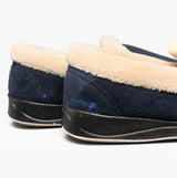 Padders REPOSE Womens (2E Fit) Full Slippers Navy
