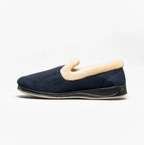 Padders REPOSE Womens (2E Fit) Full Slippers Navy