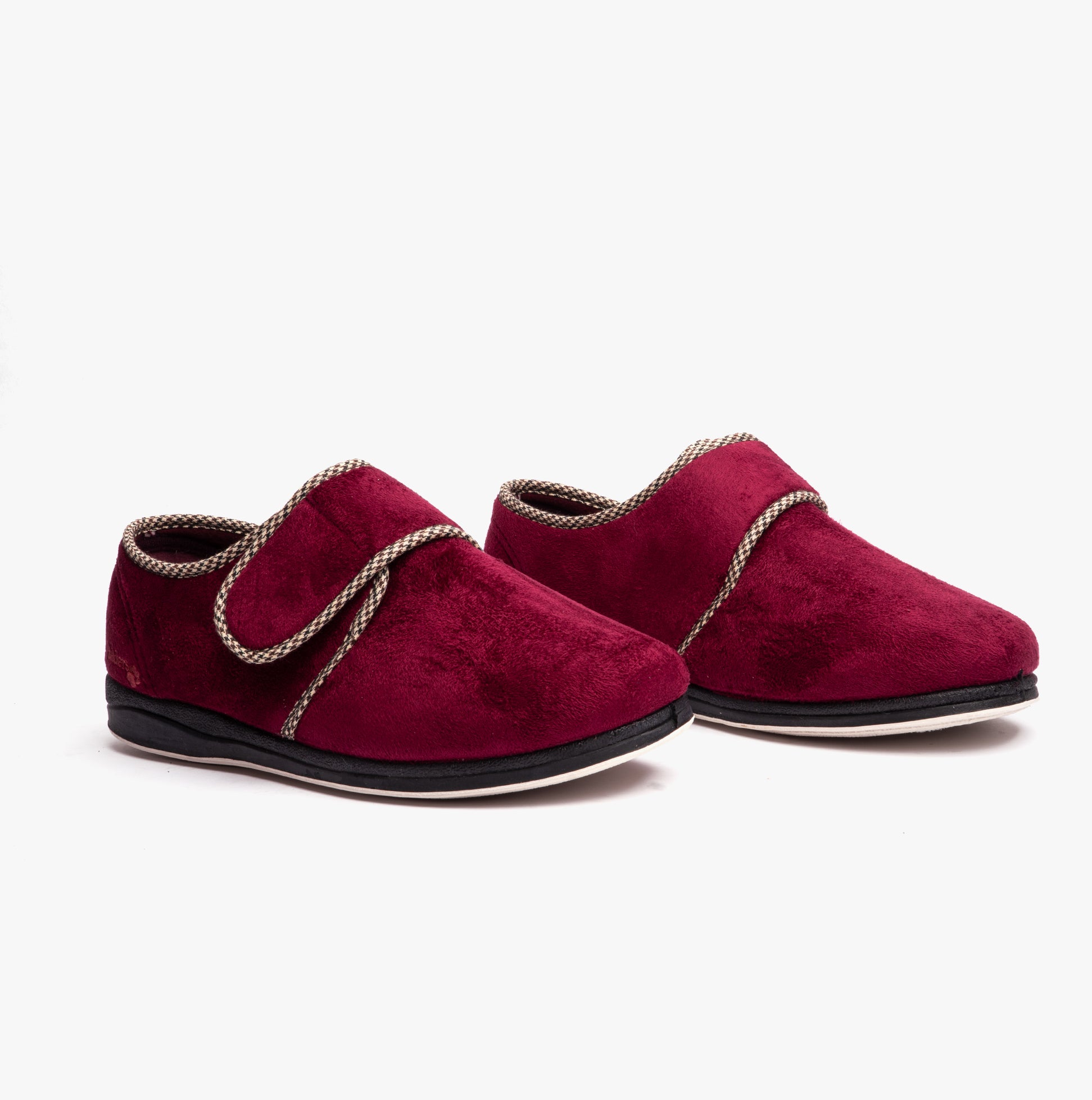 Padders HARRY (G Fit) Mens Slippers Burgundy
