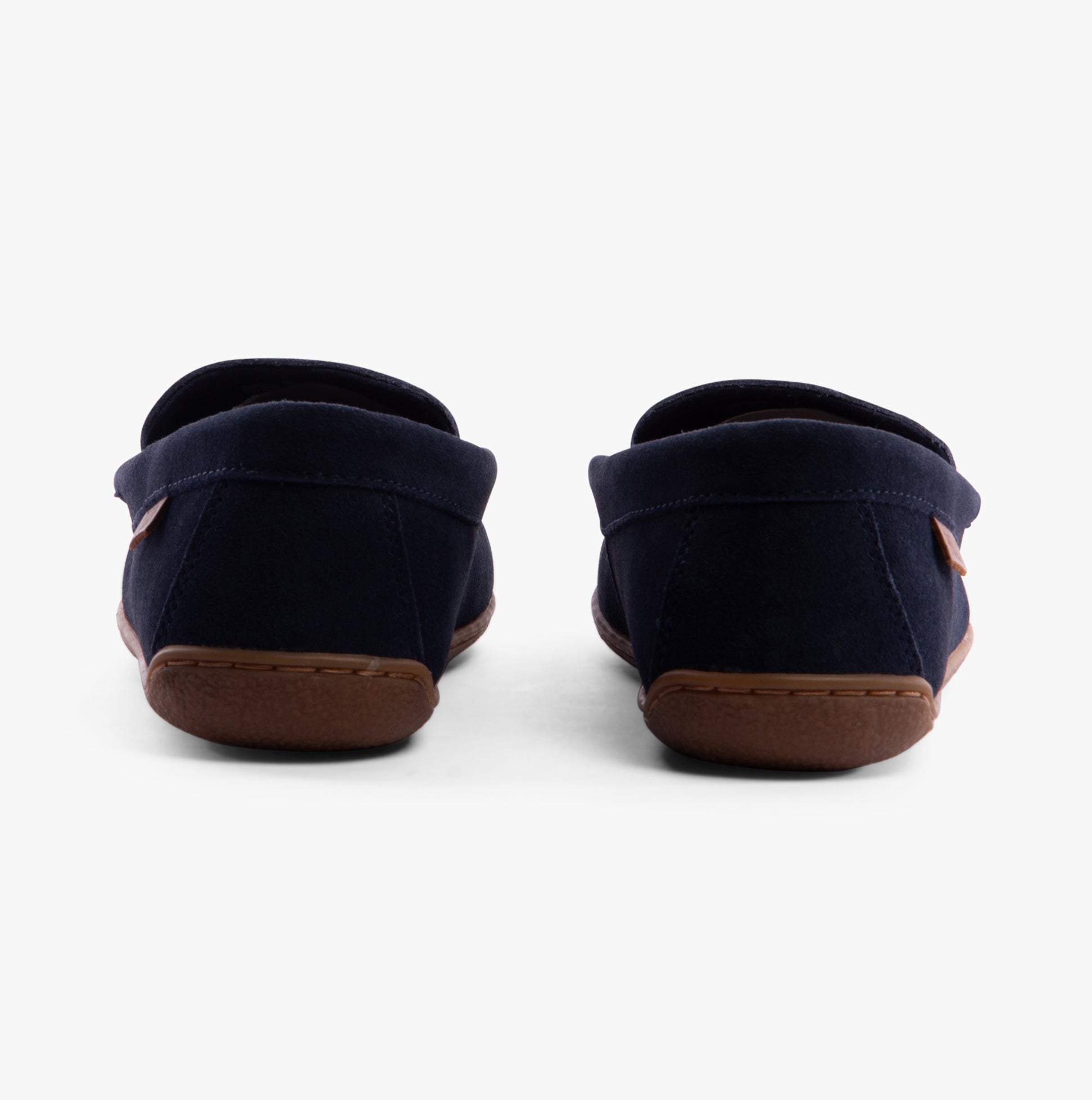 Polo Ralph Lauren BRENAN BEAR Mens Moccasin Slippers Navy Suede