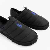 Polo Ralph Lauren EVERETT Mens Slippers Black Rc Nylon/Royal