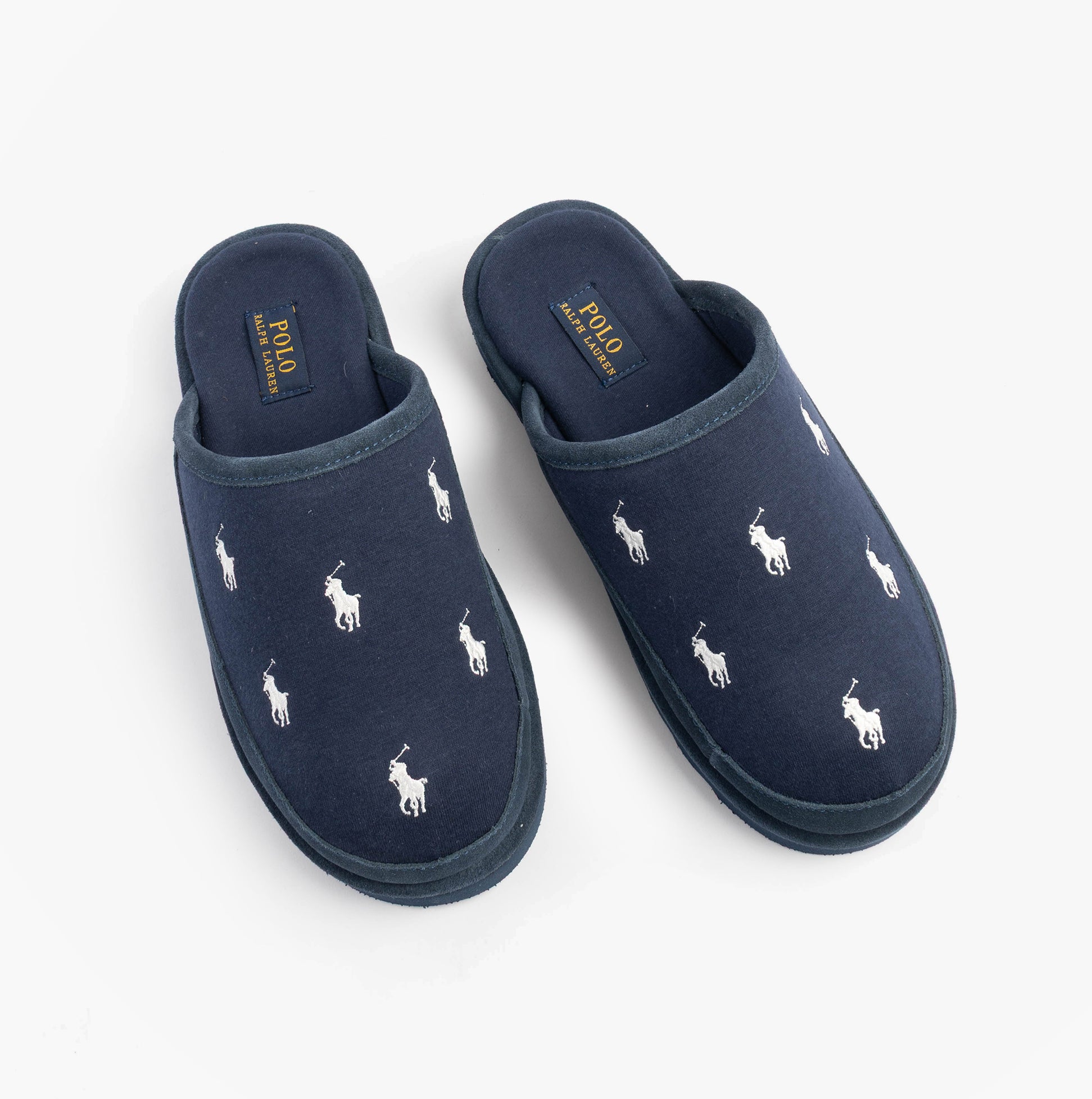 Polo Ralph Lauren RD SCFF II Mens Slippers Navy/Paper White