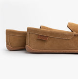 Polo Ralph Lauren BRENAN Logo Mens Dress Suede Slippers Snff Suede/Navy