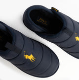 Polo Ralph Lauren EVERETT Mens Full Slippers Navy/Gold