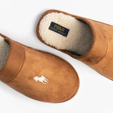 Polo Ralph Lauren KLARENCE Mens Mule Slippers Snff/Blackwatch/Cream