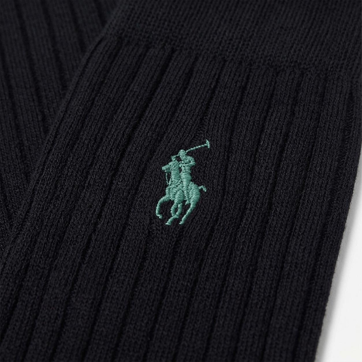 Polo Ralph Lauren EGYPT RIB Mens Crew Socks Black