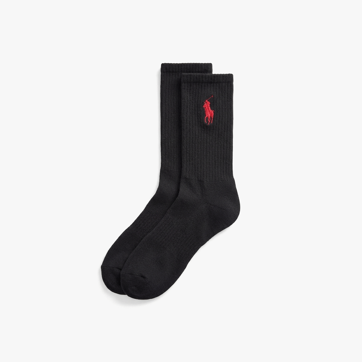 Polo Ralph Lauren EMBROIDBIGPP Mens Crew Socks Black