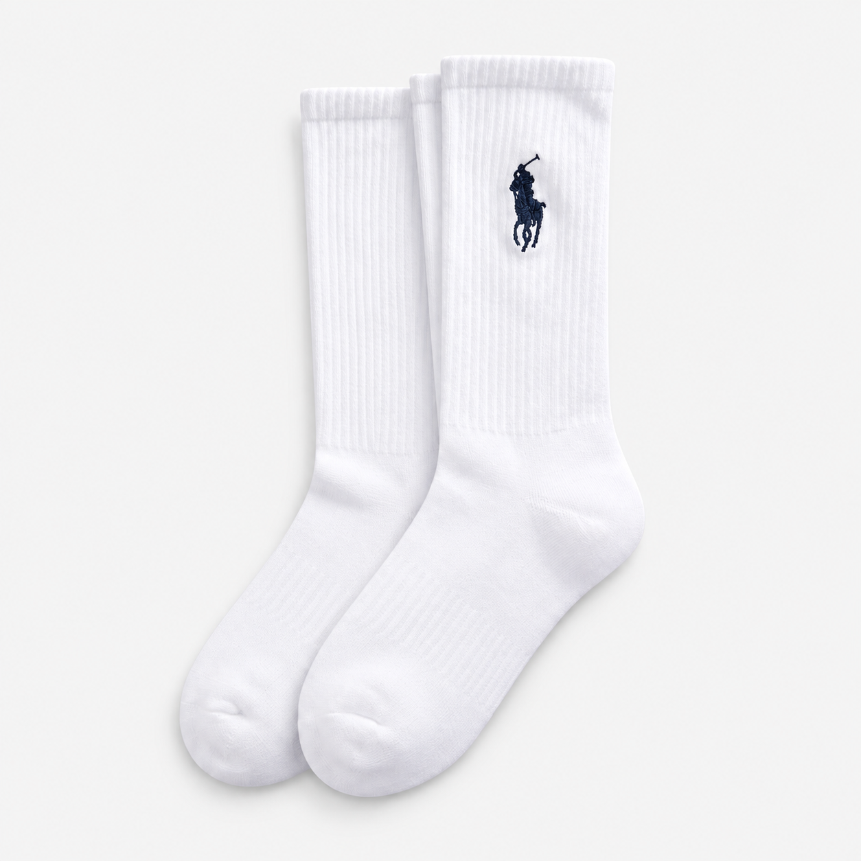 Polo Ralph Lauren EMBROIDBIGPP Mens Crew Socks White
