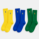Polo Ralph Lauren CLASSIC CREW Mens Socks Multi 12 Pack
