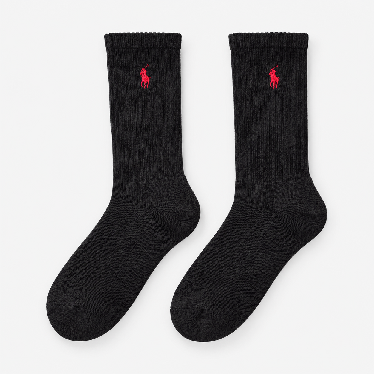 Polo Ralph Lauren PRF CTN ICN Mens Crew Socks Polo Black Multi