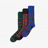 Polo Ralph Lauren Socks Mens Crew Socks Black Multi