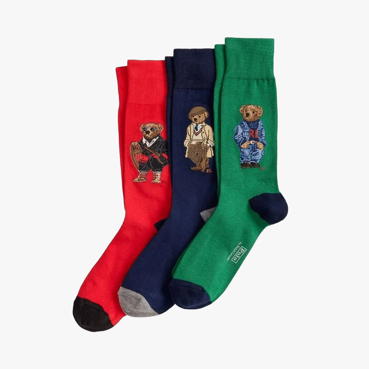 Polo Ralph Lauren Socks Mens Crew Socks Assorted