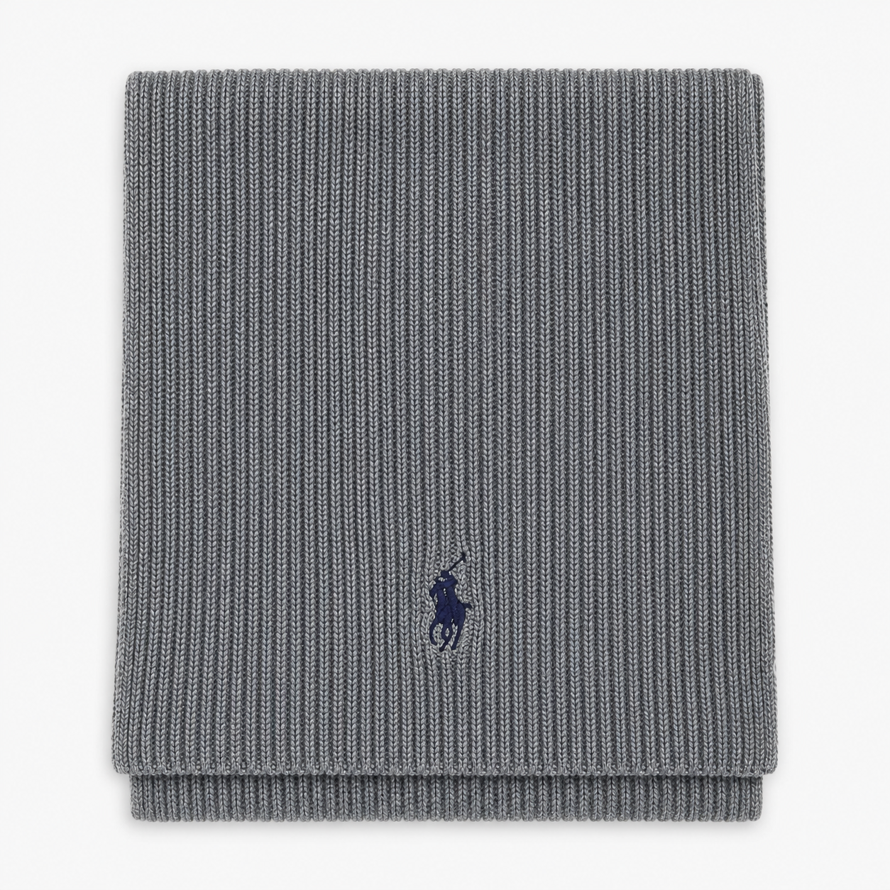 Polo Ralph Lauren Hat and Scarf Set Mens Beanie Fawn Grey Heather