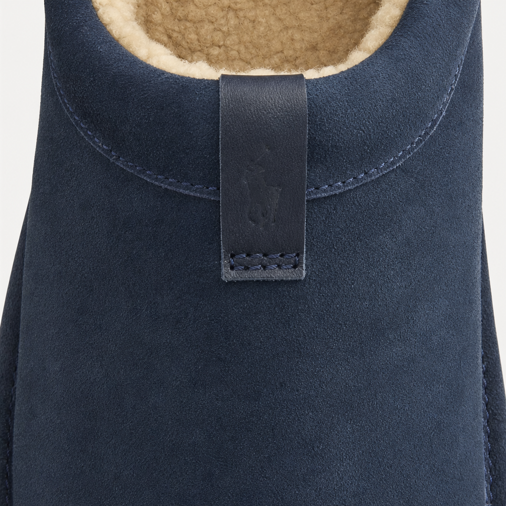 Polo Ralph Lauren READE CLOG Mens Mules Navy Suede with Tonal