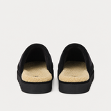 Polo Ralph Lauren READE SCF BR Mens Mules Black Nylon with Holiday Bear