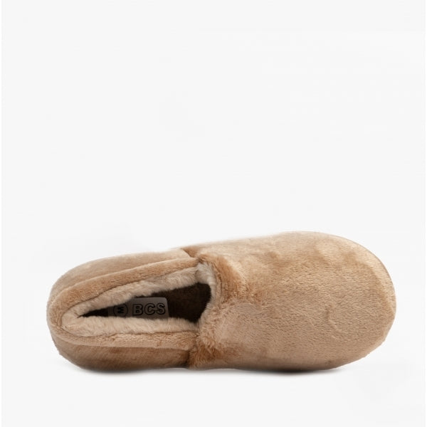 RITA Womens Full Slippers Chocolate