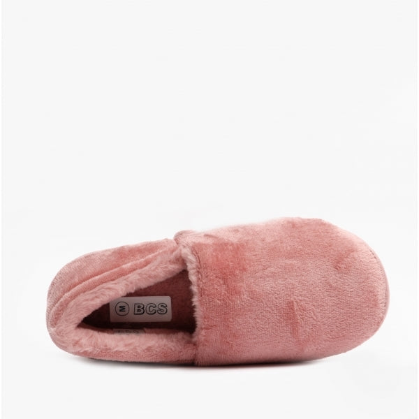 RITA Womens Full Slippers Dusty Pink