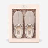 HOS Sheepskin BELLA Womens Mules Stone