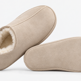 HOS Sheepskin PIXIE Womens Full Slippers Stone