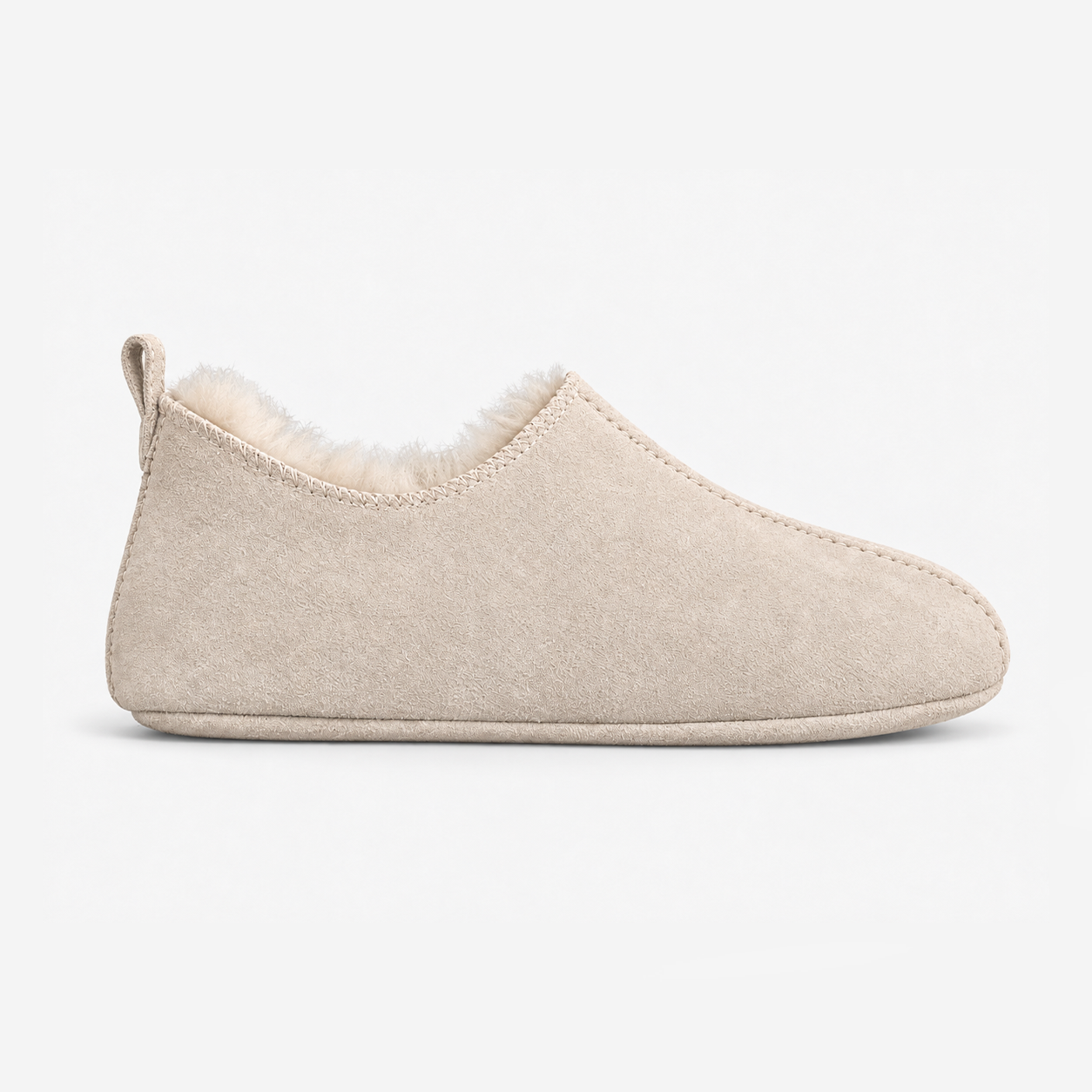 HOS Sheepskin PIXIE Womens Full Slippers Stone