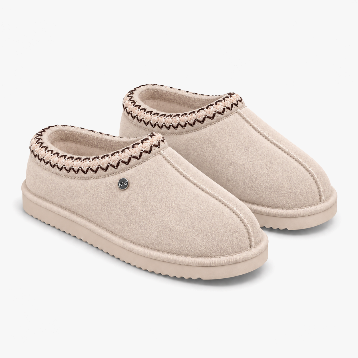 HOS Sheepskin BELLA Womens Mules Stone