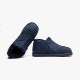Shepherd ANTON Mens Sheepskin Slipper Boots Navy