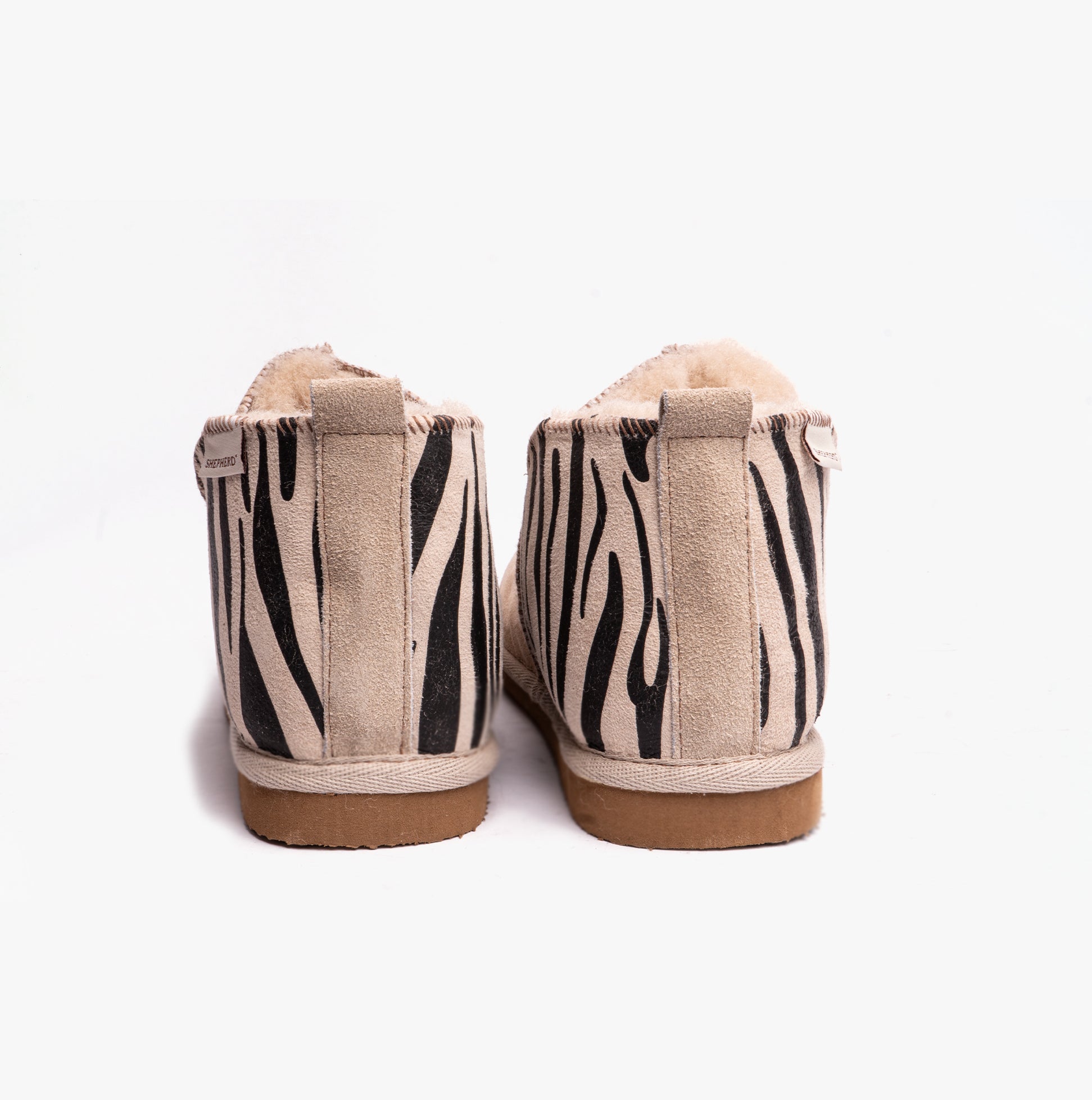 Shepherd ANNIE Womens Sheepskin Slipper Boots Tiger