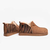 Shepherd ANNIE Womens Sheepskin Slipper Boots Chestnut/Tiger