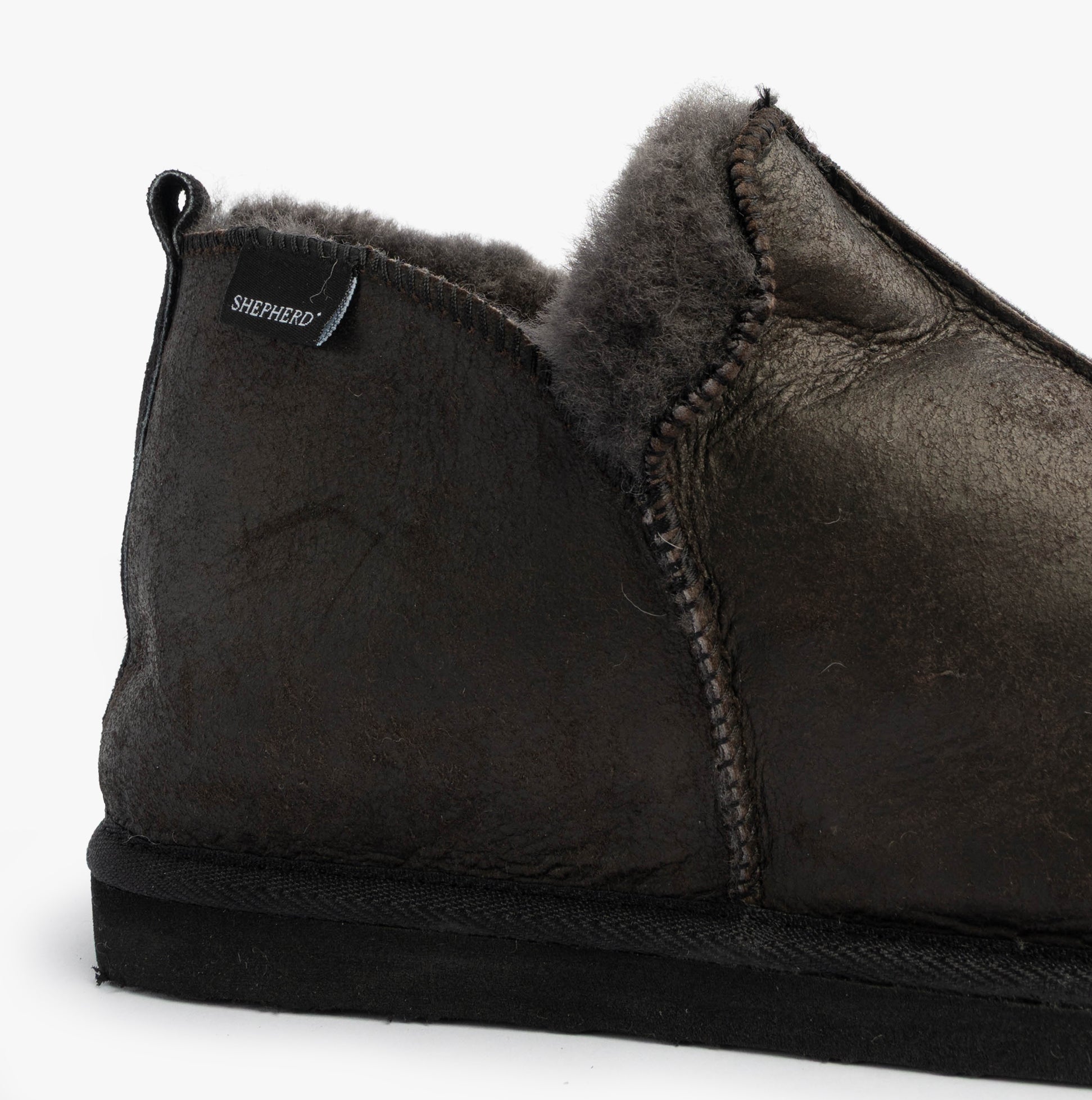 Shepherd ANNIE Womens Slippers Matt Black