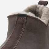 Shepherd HENRIK Mens Full Slippers Stone Oiled Antique