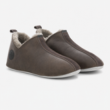 Shepherd HENRIK Mens Full Slippers Stone Oiled Antique